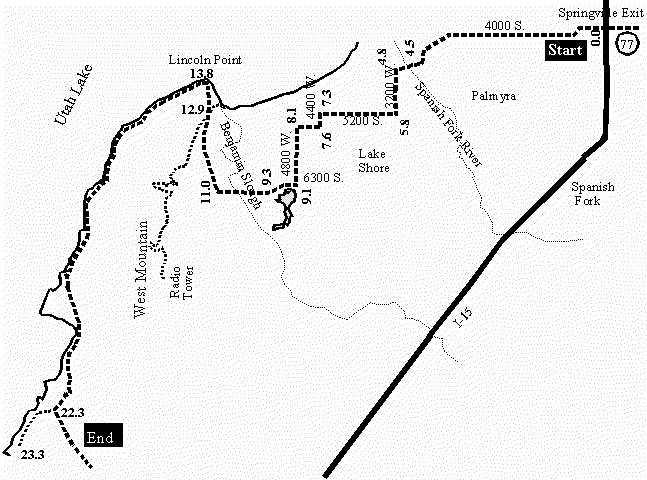 Lincoln Point & West Mountain Area Map